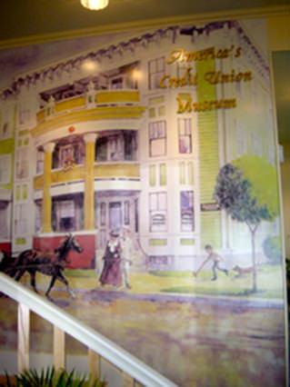 America's Credit Union Museum lobby exhibit design