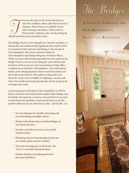 Bridges House brochure - page 2