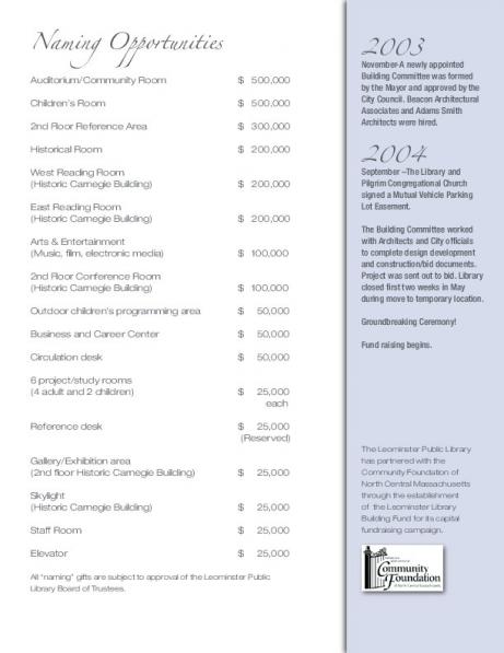 Leominster Library brochure - page 11